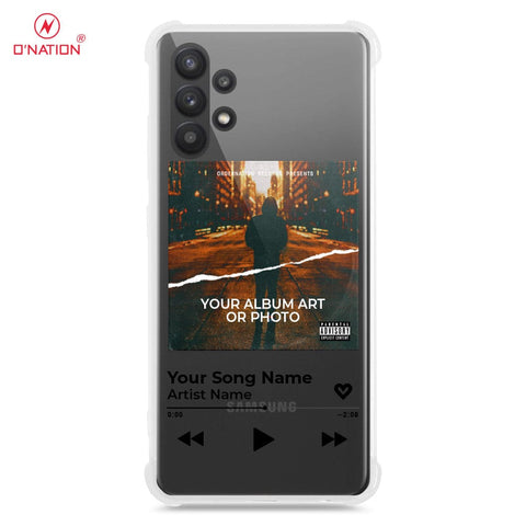 Samsung Galaxy A32 Cover - Personalised Album Art Series - 4 Designs - Clear Phone Case - Soft Silicon Borders U2