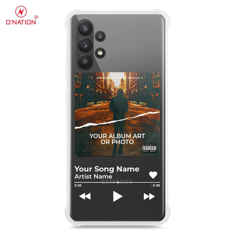 Samsung Galaxy A32 Cover - Personalised Album Art Series - 4 Designs - Clear Phone Case - Soft Silicon Borders U2