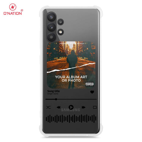 Samsung Galaxy A32 Cover - Personalised Album Art Series - 4 Designs - Clear Phone Case - Soft Silicon Borders U2