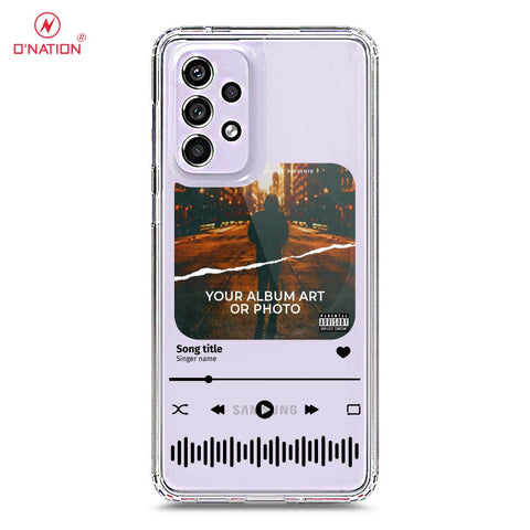 Samsung Galaxy A33 5G Cover - Personalised Album Art Series - 4 Designs - Clear Phone Case - Soft Silicon Borders