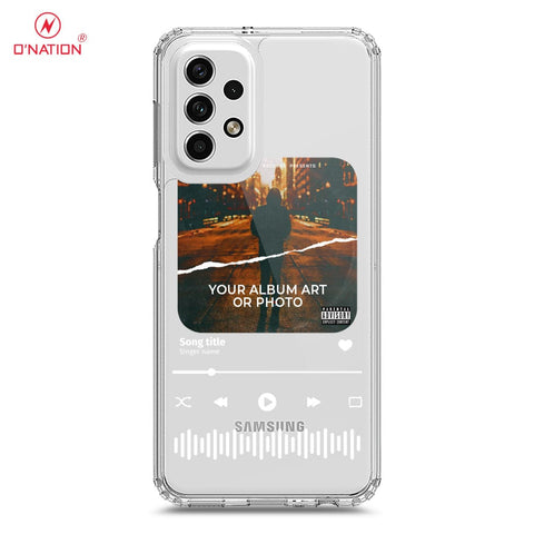 Samsung Galaxy A23 Cover - Personalised Album Art Series - 4 Designs - Clear Phone Case - Soft Silicon Borders