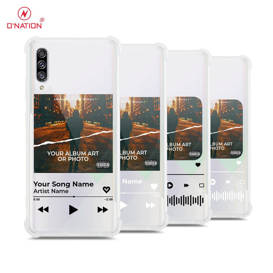 Samsung Galaxy A50 Cover - Personalised Album Art Series - 4 Designs - Clear Phone Case - Soft Silicon Borders
