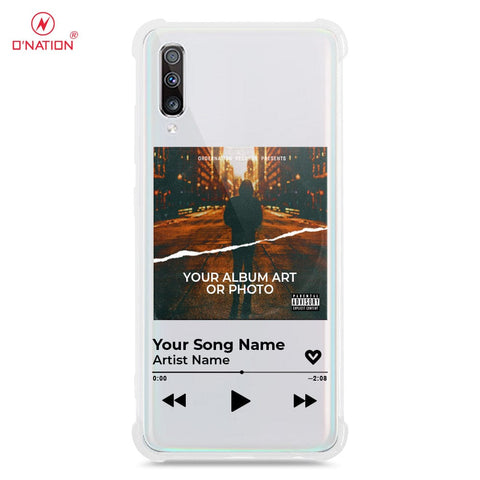 Samsung Galaxy A70s Cover - Personalised Album Art Series - 4 Designs - Clear Phone Case - Soft Silicon Borders