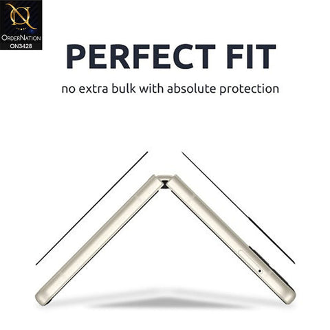 Samsung Galaxy Z Flip 3 5G Protector - Black - Classy Ultra Thin Glassy Tempered Glass Back Protector