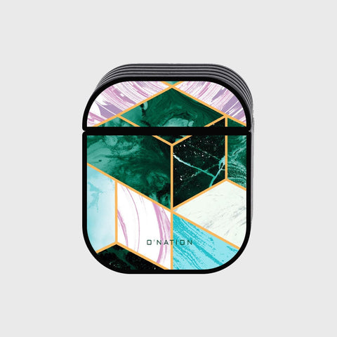 Apple Airpods 1 / 2 Cover - O'Nation Shades of Marble Series - Silicon Airpods Case