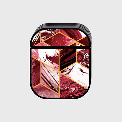 Apple Airpods 1 / 2 Cover - O'Nation Shades of Marble Series - Silicon Airpods Case