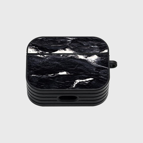 Apple Airpods Pro Cover - Black Marble Series - Silicon Airpods Case