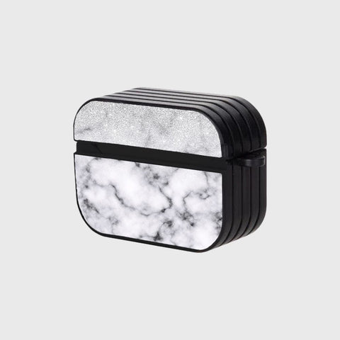 Apple Airpods Pro Cover - White Marble Series - Silicon Airpods Case