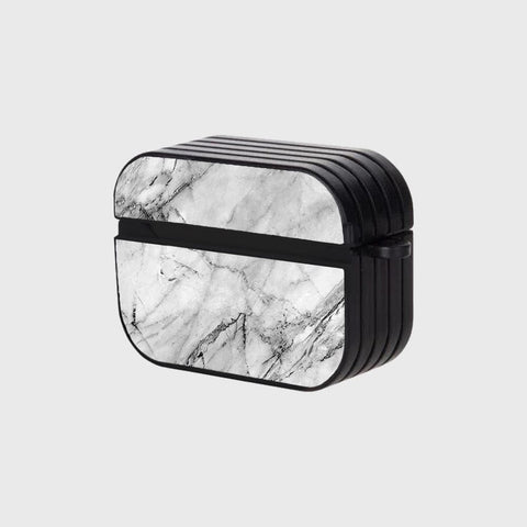 Apple Airpods Pro Cover - White Marble Series - Silicon Airpods Case