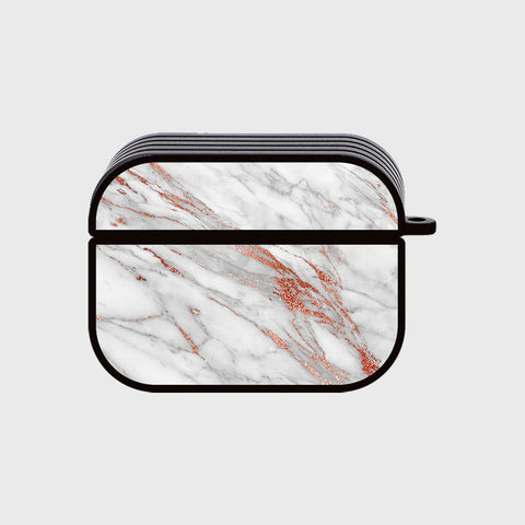 Apple Airpods Pro Cover - White Marble Series - Silicon Airpods Case