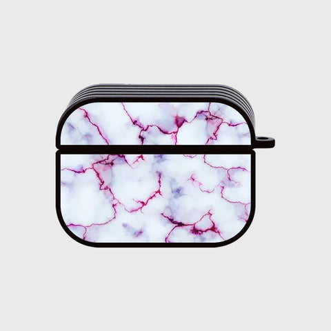 Apple Airpods Pro Cover - White Marble Series - Silicon Airpods Case