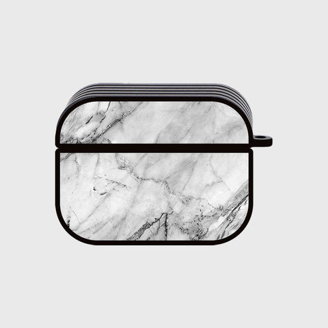 Apple Airpods Pro Cover - White Marble Series - Silicon Airpods Case