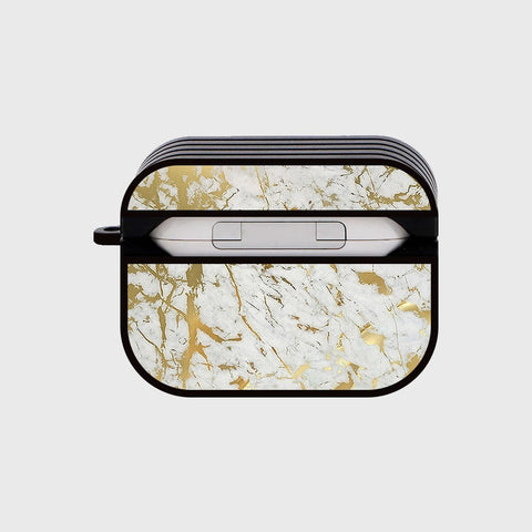 Apple Airpods Pro Cover - White Marble Series - Silicon Airpods Case