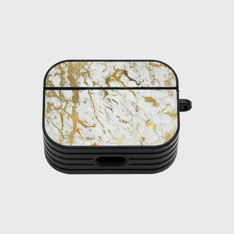 Apple Airpods Pro Cover - White Marble Series - Silicon Airpods Case