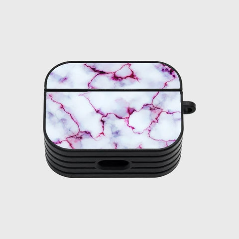 Apple Airpods Pro Cover - White Marble Series - Silicon Airpods Case