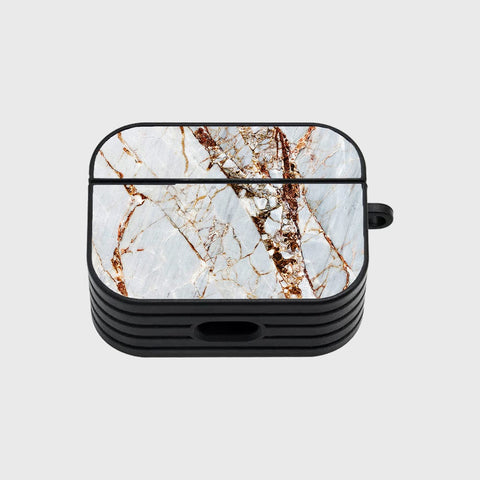 Apple Airpods Pro Cover - White Marble Series - Silicon Airpods Case