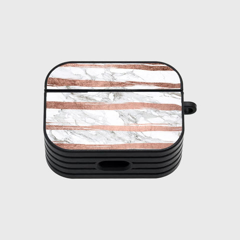 Apple Airpods Pro Cover - White Marble Series - Silicon Airpods Case