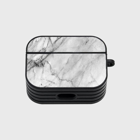 Apple Airpods Pro Cover - White Marble Series - Silicon Airpods Case