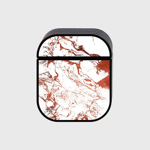 Apple Airpods 1 / 2 Cover - White Marble Series 2 - Silicon Airpods Case