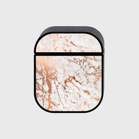 Apple Airpods 1 / 2 Cover - White Marble Series 2 - Silicon Airpods Case