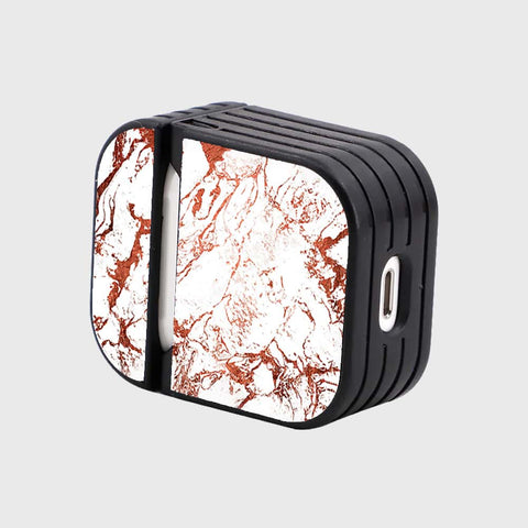 Apple Airpods 1 / 2 Cover - White Marble Series 2 - Silicon Airpods Case