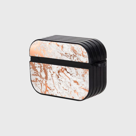 Apple Airpods Pro Cover - White Marble Series 2 - Silicon Airpods Case