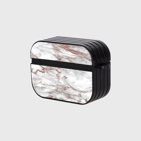 Apple Airpods Pro Cover - White Marble Series 2 - Silicon Airpods Case