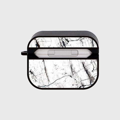 Apple Airpods Pro Cover - White Marble Series 2 - Silicon Airpods Case