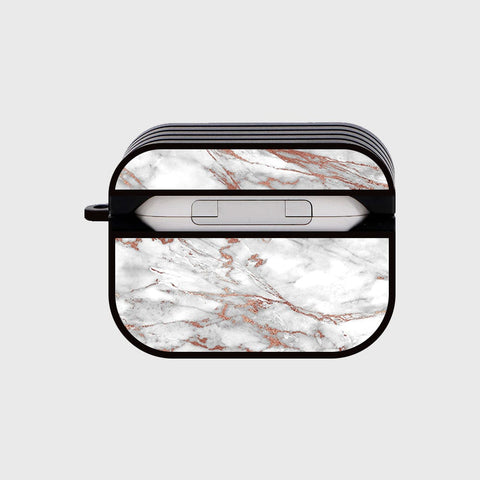 Apple Airpods Pro Cover - White Marble Series 2 - Silicon Airpods Case