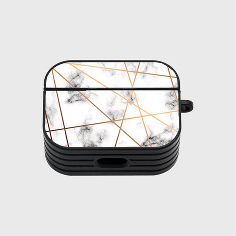 Apple Airpods Pro Cover - White Marble Series 2 - Silicon Airpods Case