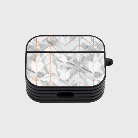 Apple Airpods Pro Cover - White Marble Series 2 - Silicon Airpods Case