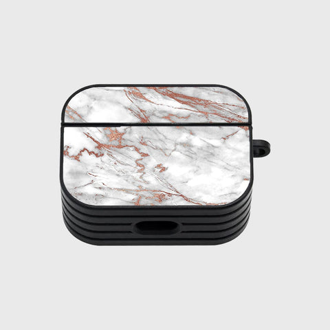 Apple Airpods Pro Cover - White Marble Series 2 - Silicon Airpods Case