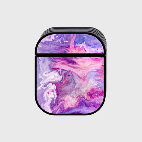 Apple Airpods 1 / 2 Cover - Colorful Marble Series - Silicon Airpods Case