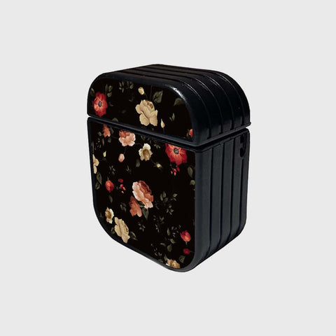 Apple Airpods 1 / 2 Cover - Floral Marble Series - Silicon Airpods Case