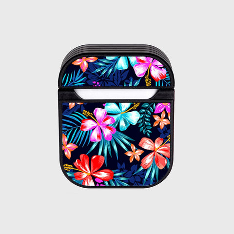 Apple Airpods 1 / 2 Cover - Floral Marble Series - Silicon Airpods Case