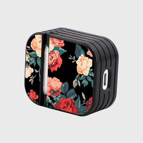 Apple Airpods 1 / 2 Cover - Floral Marble Series - Silicon Airpods Case