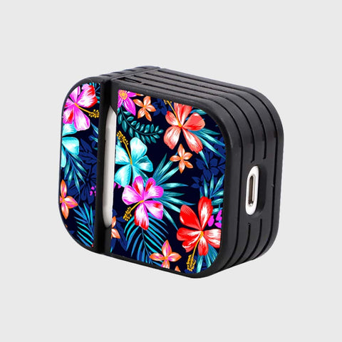 Apple Airpods 1 / 2 Cover - Floral Marble Series - Silicon Airpods Case