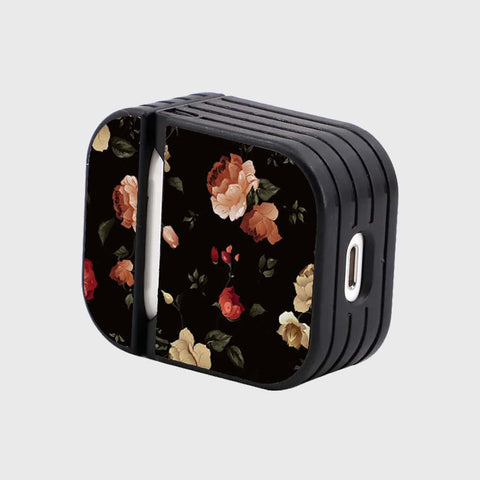 Apple Airpods 1 / 2 Cover - Floral Marble Series - Silicon Airpods Case