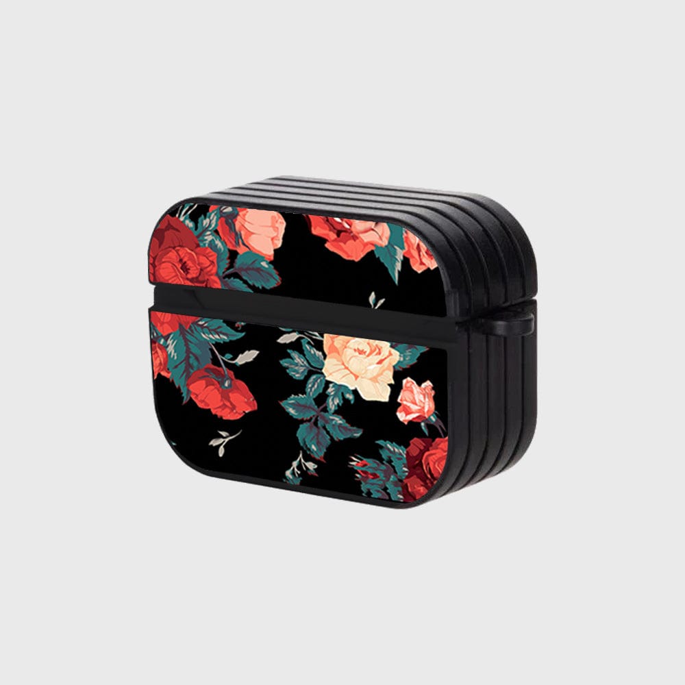 Apple Airpods Pro Cover - Floral Marble Series - Silicon Airpods Case