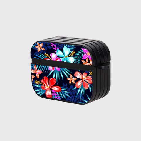 Apple Airpods Pro Cover - Floral Marble Series - Silicon Airpods Case