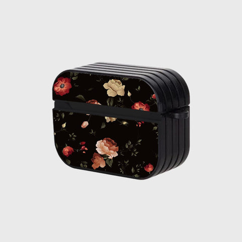 Apple Airpods Pro Cover - Floral Marble Series - Silicon Airpods Case