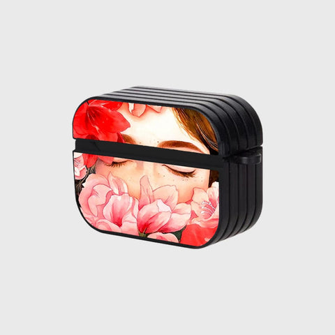 Apple Airpods Pro Cover - Floral Marble Series - Silicon Airpods Case