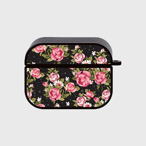 Apple Airpods Pro Cover - Floral Marble Series - Silicon Airpods Case