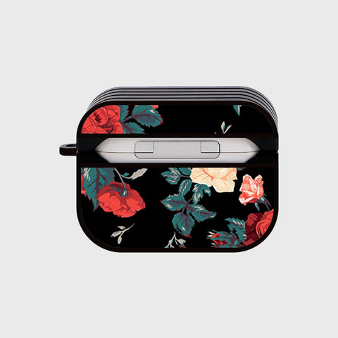 Apple Airpods Pro Cover - Floral Marble Series - Silicon Airpods Case