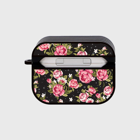 Apple Airpods Pro Cover - Floral Marble Series - Silicon Airpods Case