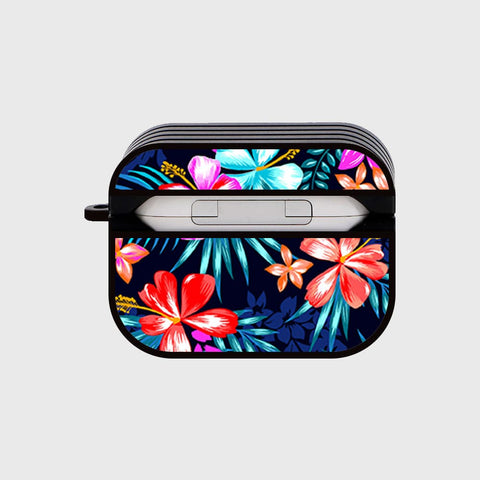 Apple Airpods Pro Cover - Floral Marble Series - Silicon Airpods Case