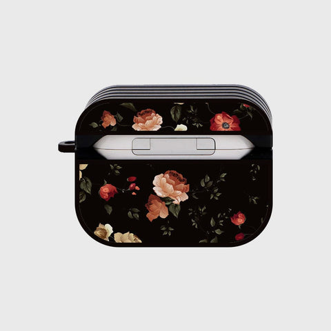 Apple Airpods Pro Cover - Floral Marble Series - Silicon Airpods Case