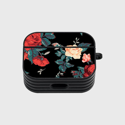 Apple Airpods Pro Cover - Floral Marble Series - Silicon Airpods Case