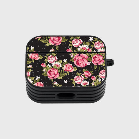 Apple Airpods Pro Cover - Floral Marble Series - Silicon Airpods Case