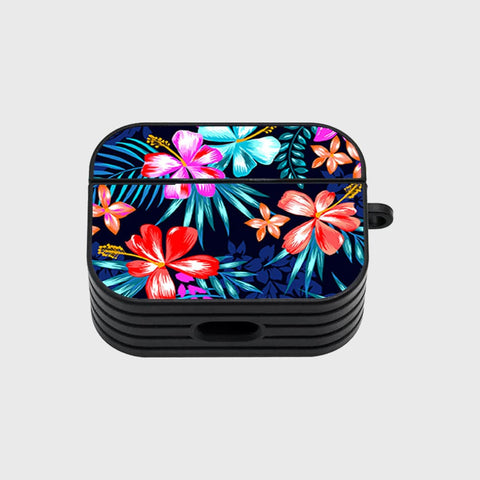 Apple Airpods Pro Cover - Floral Marble Series - Silicon Airpods Case